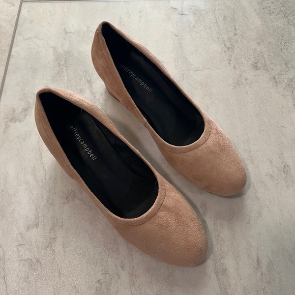 NEW Jeffrey Campbell Bitsie Block Heel Shoes - Picture 4 of 5